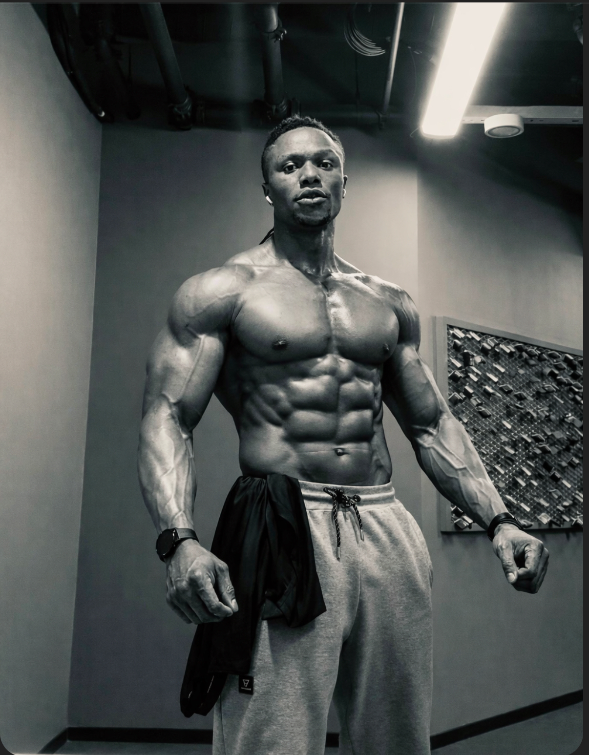 Coach George at the gym